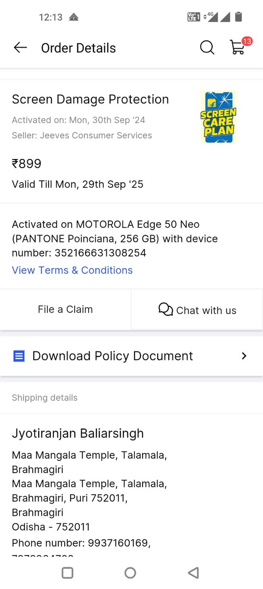 JRanajn's tweet photo. @flipkartsupport 
I have bought insurance at 899 and I have to pay a whooping 1500 rs for claiming. 
#scam
@nsitharaman 
@aajtak 
@nitishrajput 
@otvnews 
@insurance
@amazonIN 
@PMOIndia 
This is a serious scam. https://t.co/RNjwVMxDC9