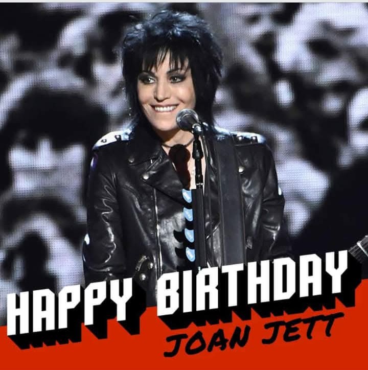 OfficialDaledoe's tweet photo. Happy 67th. Birthday to singer/songwriter/musician, Joan Marie Larkin, better known as @joanjett of #JoanJettAndTheBlackhearts &amp; formerly of @TheRunaways ! 🥳🎉🎊🎈🎂🎁🎼🎶🎵🎸🎤🖤 #CherryBomb🍒💣 #ILoveRockNRoll #IHateMyselfForLovingYou #BadReputation &amp; more. Have a blessed day. https://t.co/YVUsbeZVyy