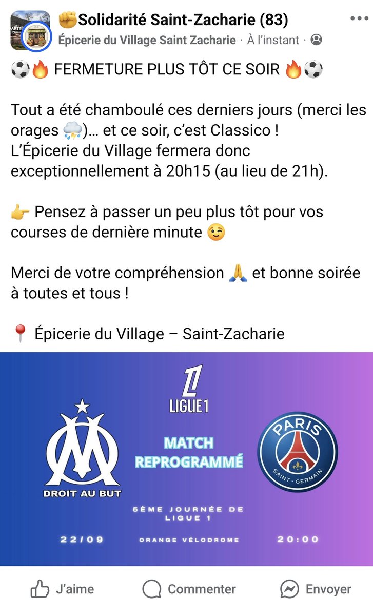 Je pense pouvoir dire que j'ai le sens des priorités 🔵⚪️ #TeamOM