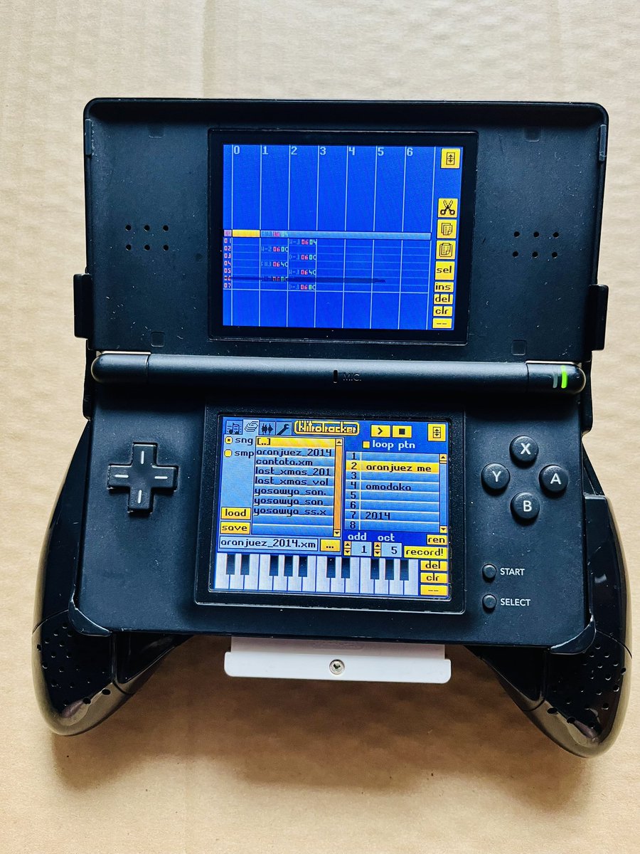 I Was Made For Lovin You / Soichi Terada on 3/28 (@fareastrecordin) on Twitter photo <a href="/hallyvorc/">hally (VORC)</a> 昨日はありがとうございました。せっかくトラッカーの話を振ってもらったのに、ライブで使っている NitroTracker の事をうっかり忘れて「MIDI 音源として GBC PushPin を使っています」みたいな見当外れな返答をしてました!Omodaka のメンバー紹介の時に鳴らしているのがDSlite用NitroTracker です <a href="/hallyvorc/">hally (VORC)</a> 昨日はありがとうございました。せっかくトラッカーの話を振ってもらったのに、ライブで使っている NitroTracker の事をうっかり忘れて「MIDI 音源として GBC PushPin を使っています」みたいな見当外れな返答をしてました!Omodaka のメンバー紹介の時に鳴らしているのがDSlite用NitroTracker です