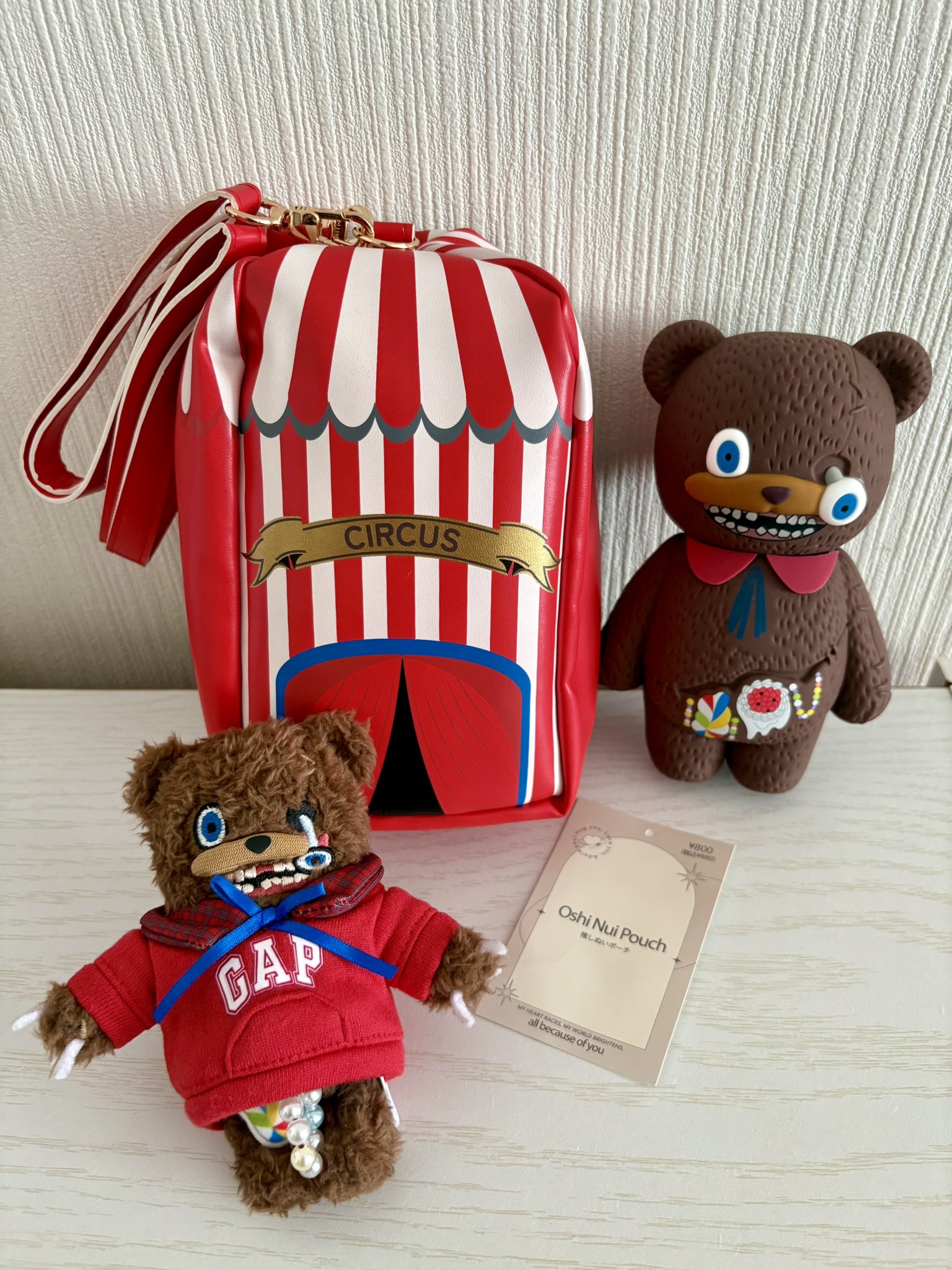 USJ ポーチ　クマ USJ ハミクマ キャラメルポーチ - メルカリ