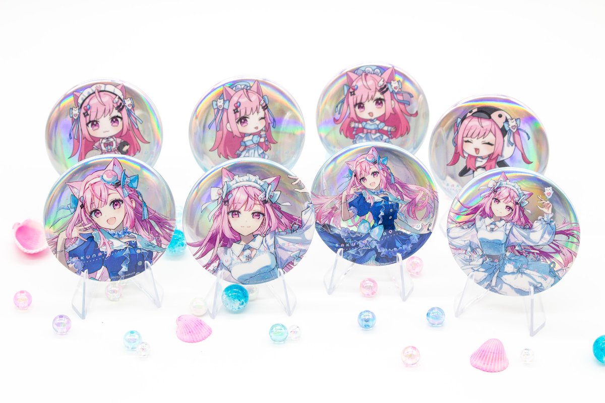 結城さくな缶バッジ 42個 痛バセット サンシャイン水族館 × #結城さくな 『 #さくなだすいぞくかん 』グッズ