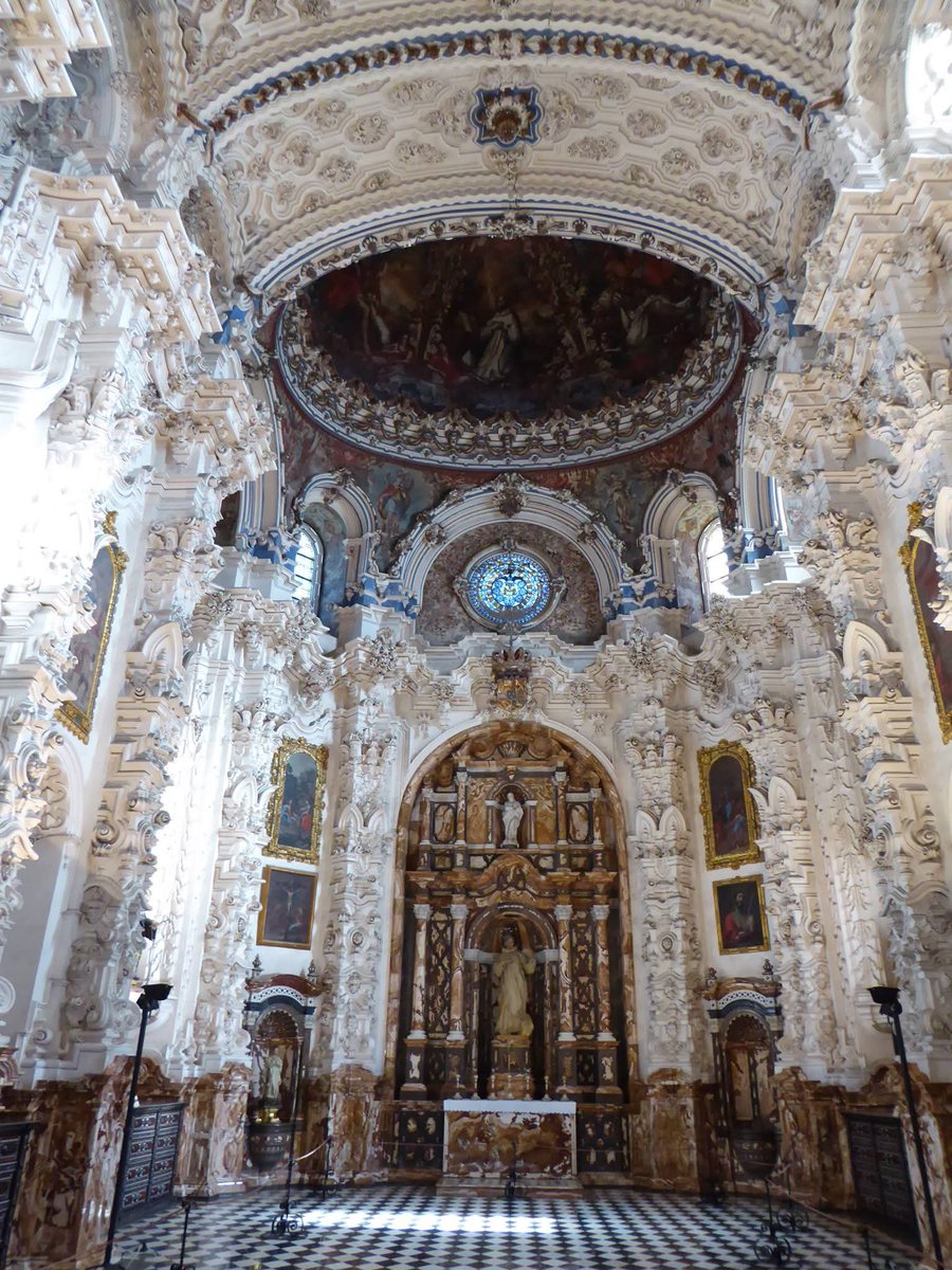 skymanuelima's tweet photo. O Mosteiro de Nuestra Señora de la Asunción, mais conhecido como a Cartuja de Granada é um mosteiro situado em Granada (Espanha) que albergou uma comunidade de monges desde a sua construção até 1835. #mosteiro #NuestraSeñora_de_la_Asunción #Cartuja_de_Granada #Granada #Andaluzia https://t.co/aQwlXZ0sdD
