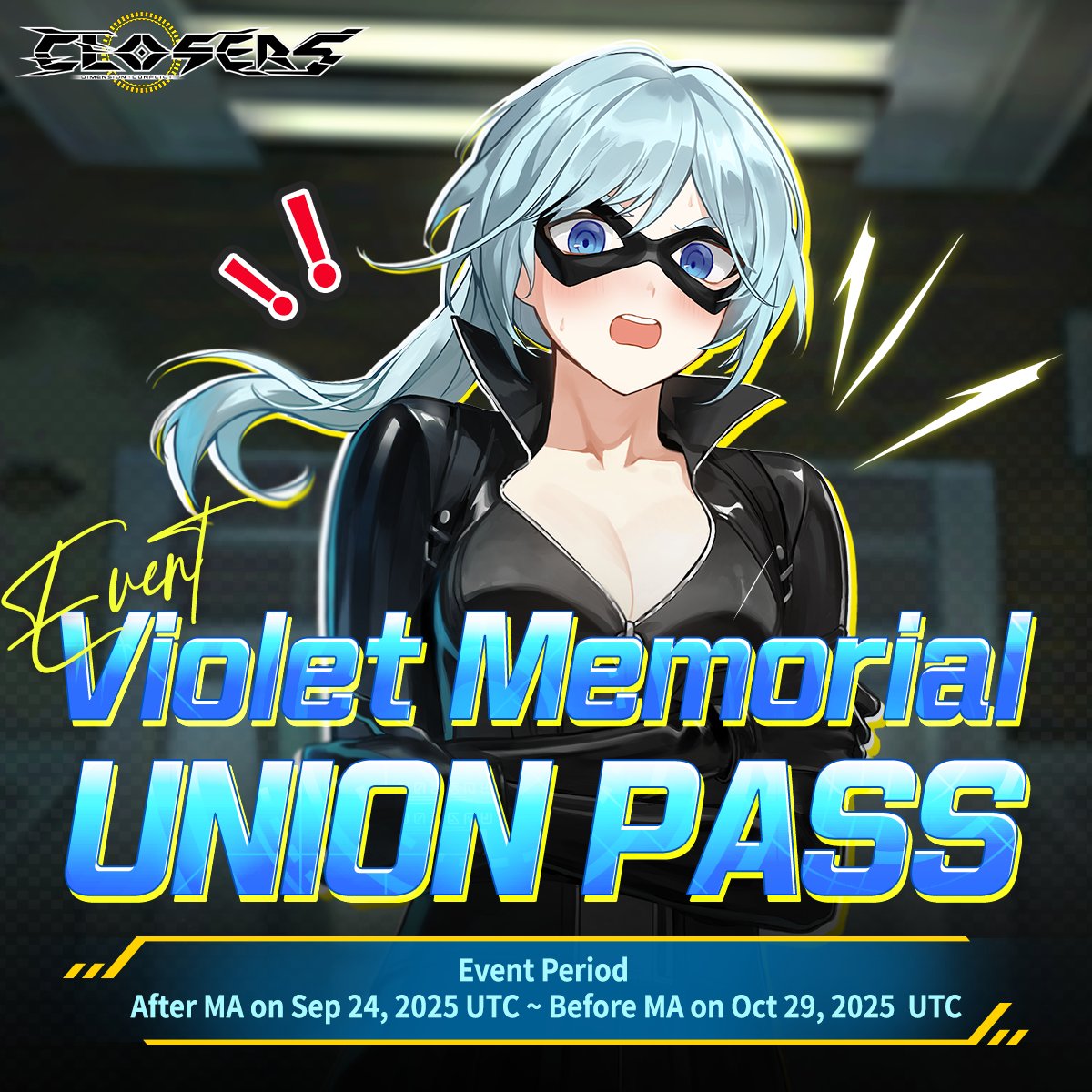 ClosersGame's tweet photo. 💜✨ Unlock special treasures w/ the Violet Memorial UNION Pass!
Don't miss these rewards from missions!
● Phase Wings
● Illustration Armband
● S Guaranteed D Components

📅 Sept 24 – Oct 29, 2025 before MA
🔗 https://t.co/rdWUVR7vgC

#UnionPass #ClosersOnline #closers #naddic https://t.co/UIlIY5dzuI