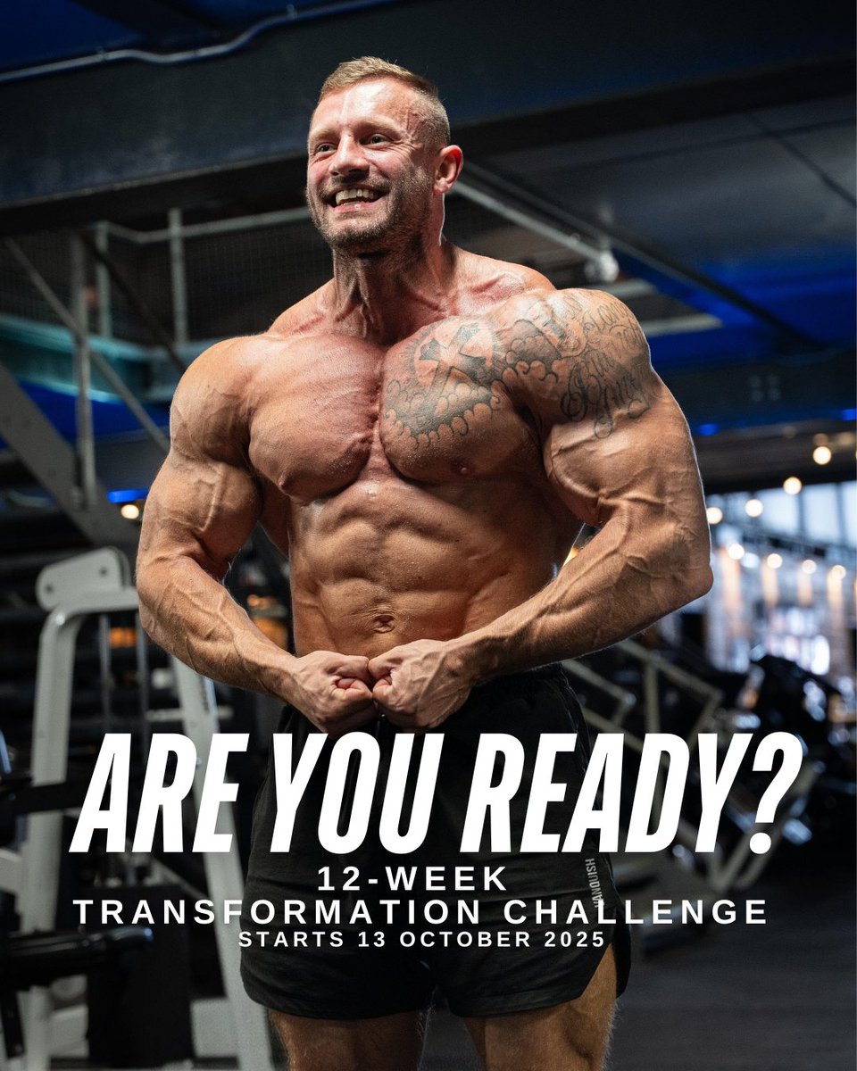 guycharding's tweet image. My next 12-week body transformation challenge starts on the 13 October. Ready to sign up?

➡️ lose at least 6kg of weight in 12 weeks
➡️ kickstart your bulk + grow lean muscle
➡️ get into shape for a big life event

More info on my IG instagram.com/p/DO3sx5ZjNtJ or message me on X.