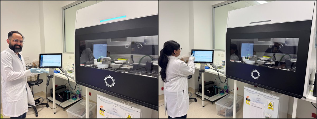 And our team are loving the new ElysION <a href="/nanopore/">Oxford Nanopore</a>. With an easy to use interface and self loading flow cells, the samples just sequence themselves. Enhancing #genomics capacity in Western Australia <a href="/ASC_WA/">ASC WA</a> .