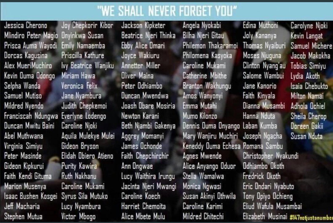 Remember Their Names #147notjustanumber