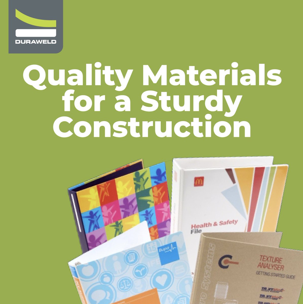 At Duraweld, we use high-quality 300-micron PVC vinyl, which is significantly thicker than the 180-micron vinyl commonly used in cheaper alternatives. 

Find out more on our recent blog duraweld.co.uk/pvc-ring-binde…