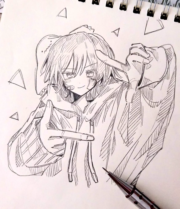 20分即描き 