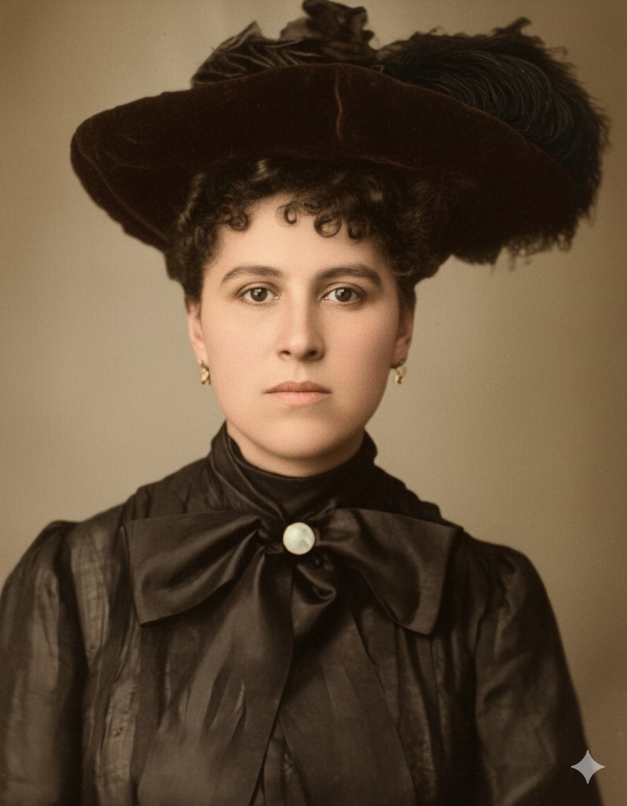 FauxShadaux's tweet photo. My great-great-grandmothers. Different ethnicities and I see myself, and my children, in both of them.  
Thanks for helping me clean these photos up, @GeminiApp 
#ancestry #geneology #heritage #familylines #ancestors https://t.co/W4XTDKAtS3