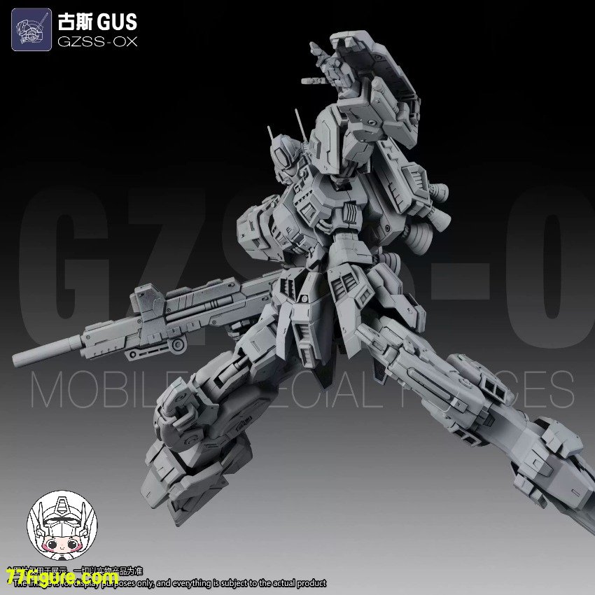 GUS　ガス　GZSS-OX ZZA 海外製プラモデル 素組み済み 予約商品] ZZA Model 1/100 GZSS-OX ガス プラモデル 素材：ABS、PVC