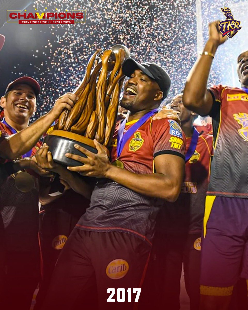 TKRiders's tweet photo. This is the TKR legacy. 👑

#WeAreTKR | #TrinbagoKnightRiders https://t.co/OVZHbFUZ5n