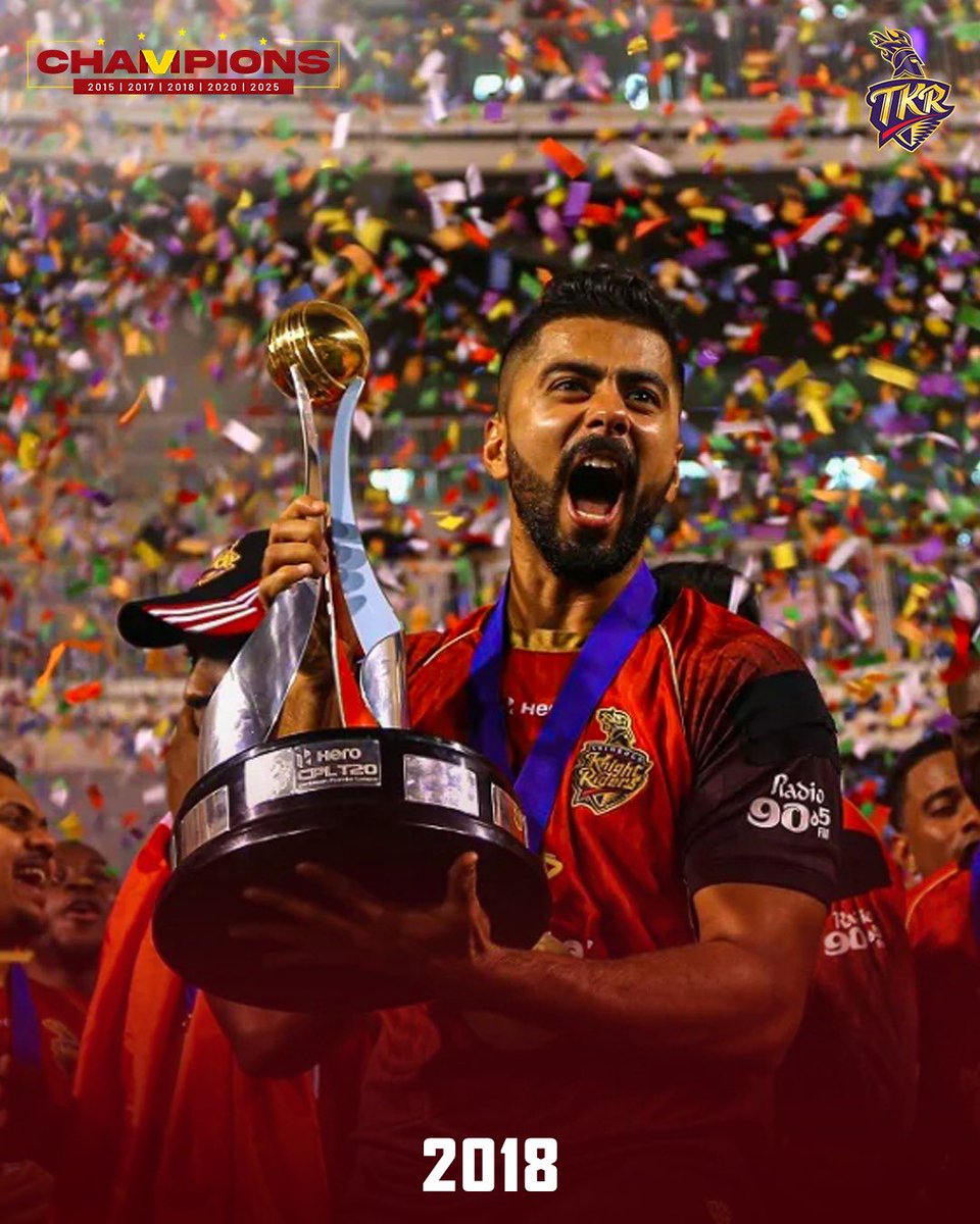 TKRiders's tweet photo. This is the TKR legacy. 👑

#WeAreTKR | #TrinbagoKnightRiders https://t.co/OVZHbFUZ5n