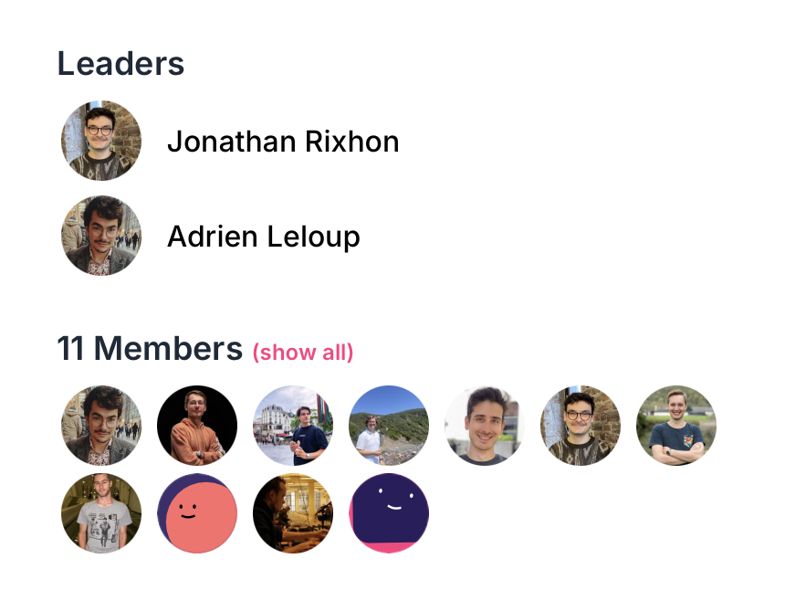 eventyio's tweet image. 👥 You can now add multiple user group leaders to manage your user group, administrate users and change the user group owner through a new members dashboard. Just one of the many more things to come in the upcoming months ✨

eventy.io