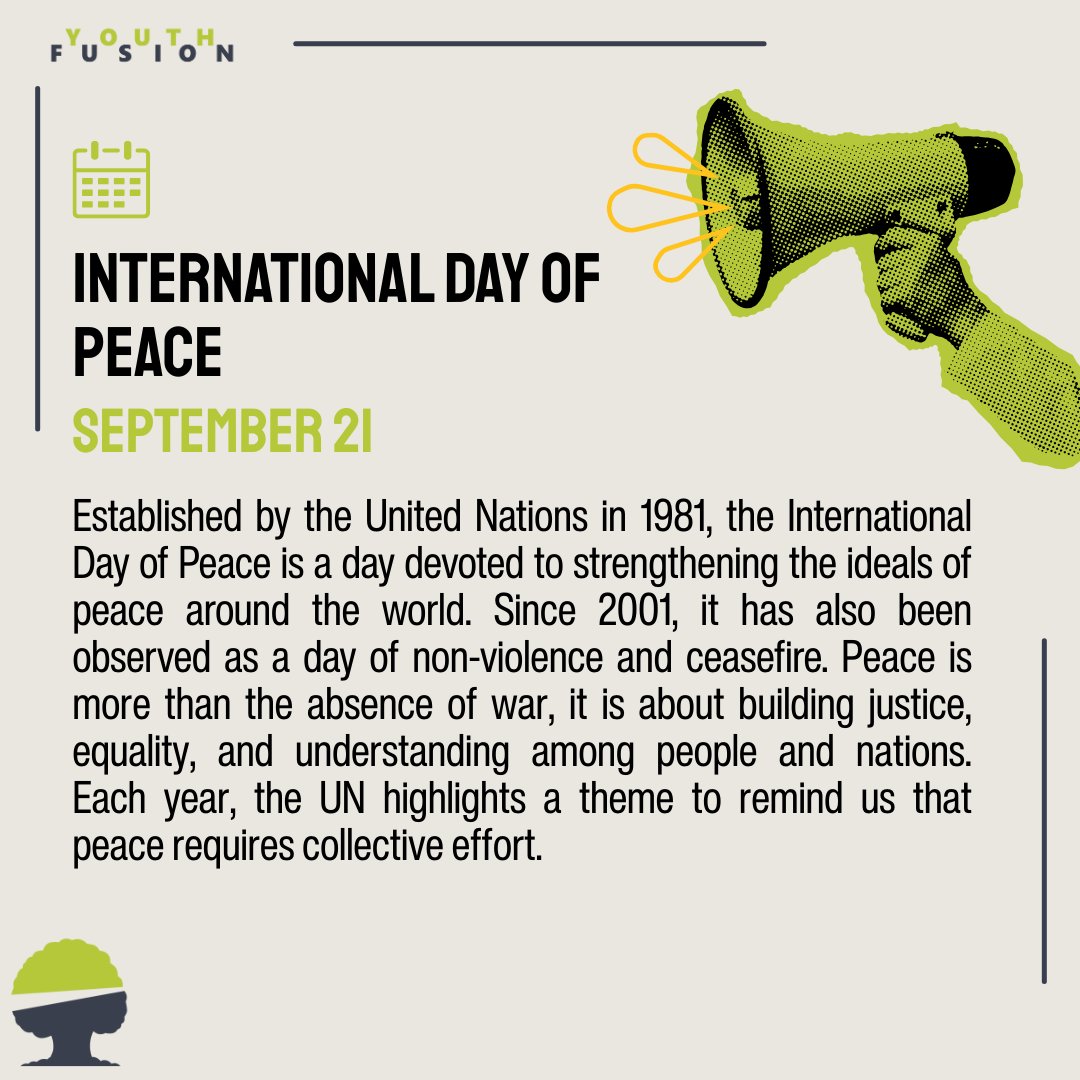 🕊️ 21 Sept is the International Day of Peace, established by the UN in 1981. Since 2001, it calls for a day of non-violence &amp; ceasefire. 

🌍 Nuclear disarmament remains vital to global peace &amp; security. 

#PeaceDay #NuclearDisarmament