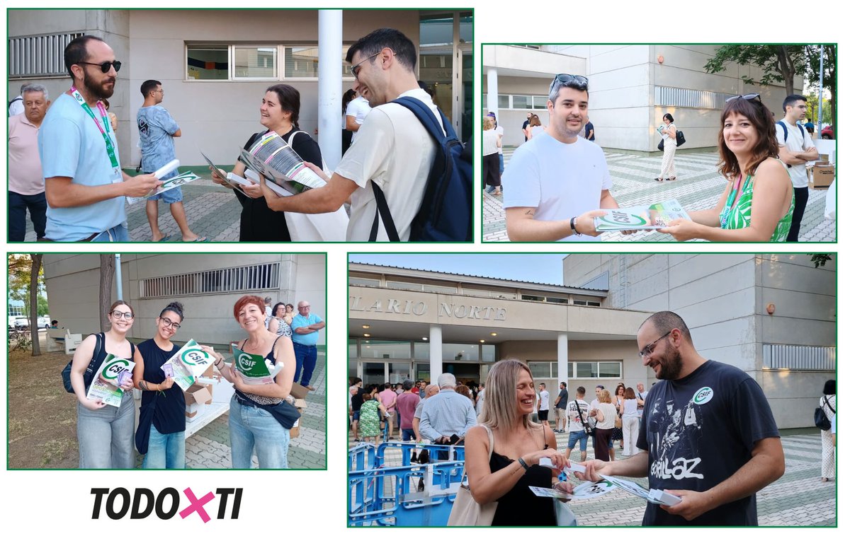 🏥 SANIDAD | OPE SAS 2025

🟢 Este fin de semana, delegados de CSIF Cádiz se han desplazado a Sevilla para orientar, apoyar y dar ánimos a quienes que se presentaban a las oposiciones a personal Facultativo del Servicio Andaluz de Salud.

🍀 Les deseamos mucha suerte