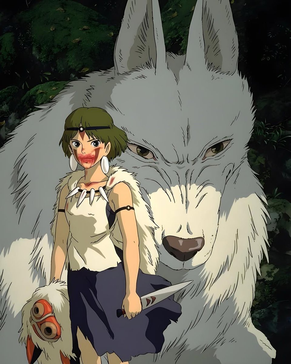 anime_'s tweet image. Princess Mononoke (1997)