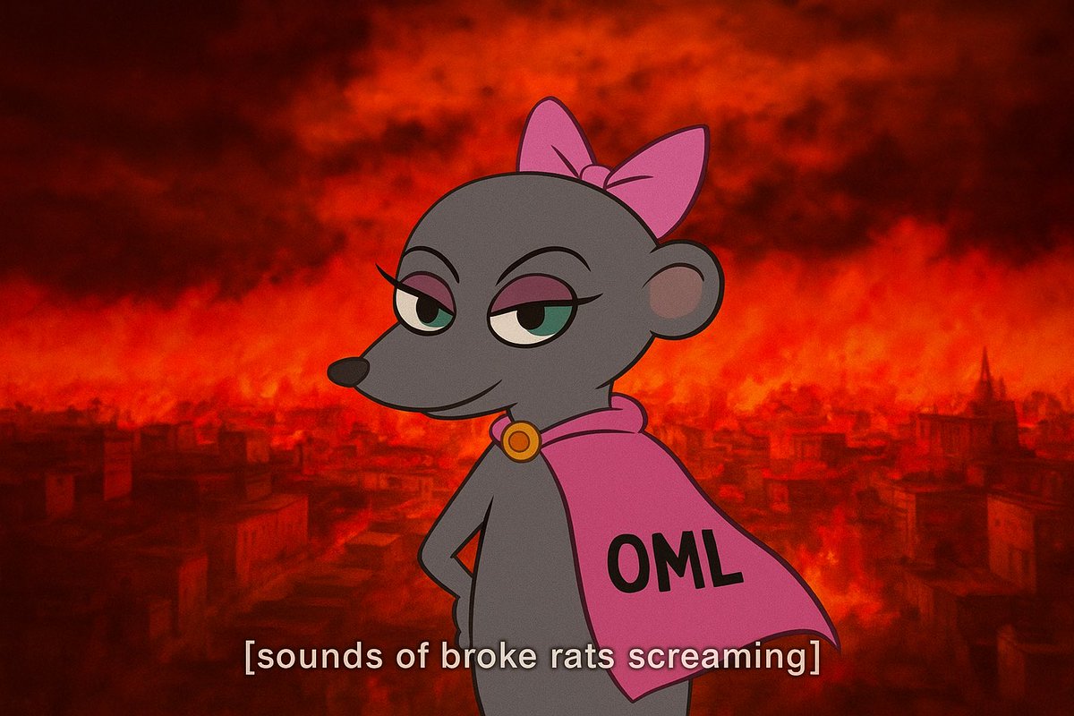 Thoughts on my official <a href="/__O_M_L__/">OML</a> character 😂😂

I think she’s pretty cute tho

How bullish are you on OML on a scale of 1-100 and why?👀🐀