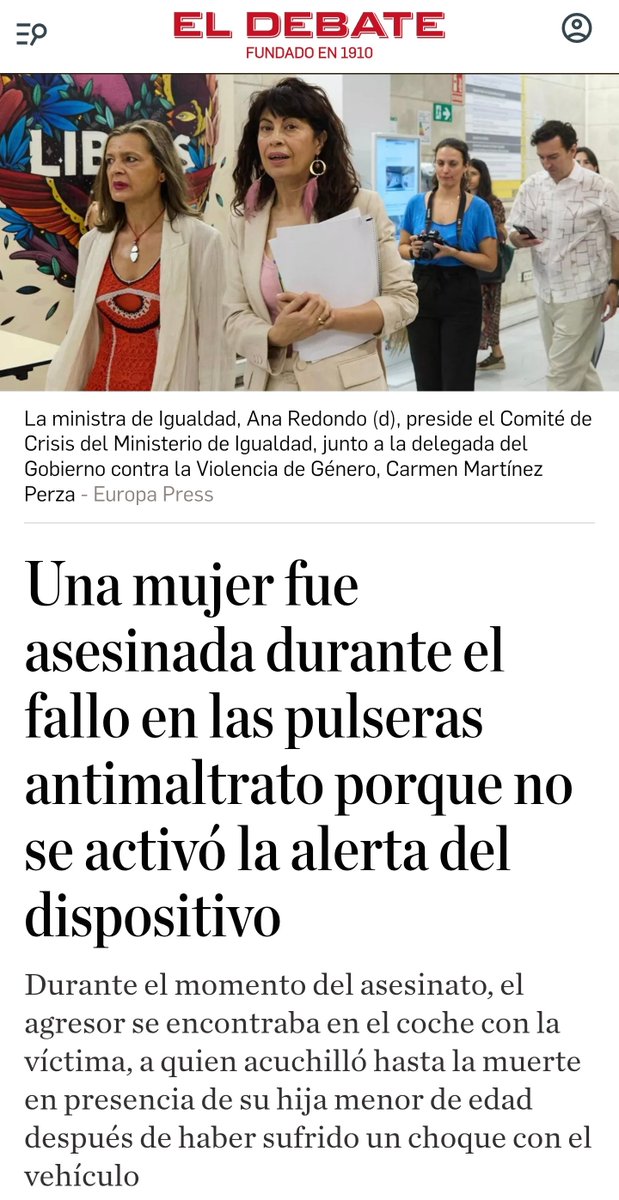 El Gobierno y los medios repitiendo que las pulseras nunca dejaron de funcionar… y primero nos enteramos de que fueron compradas en AliExpress y después de que una mujer fue asesinada porque la alerta no saltó. Convertir la seguridad de las mujeres en un negocio ideológico no es
