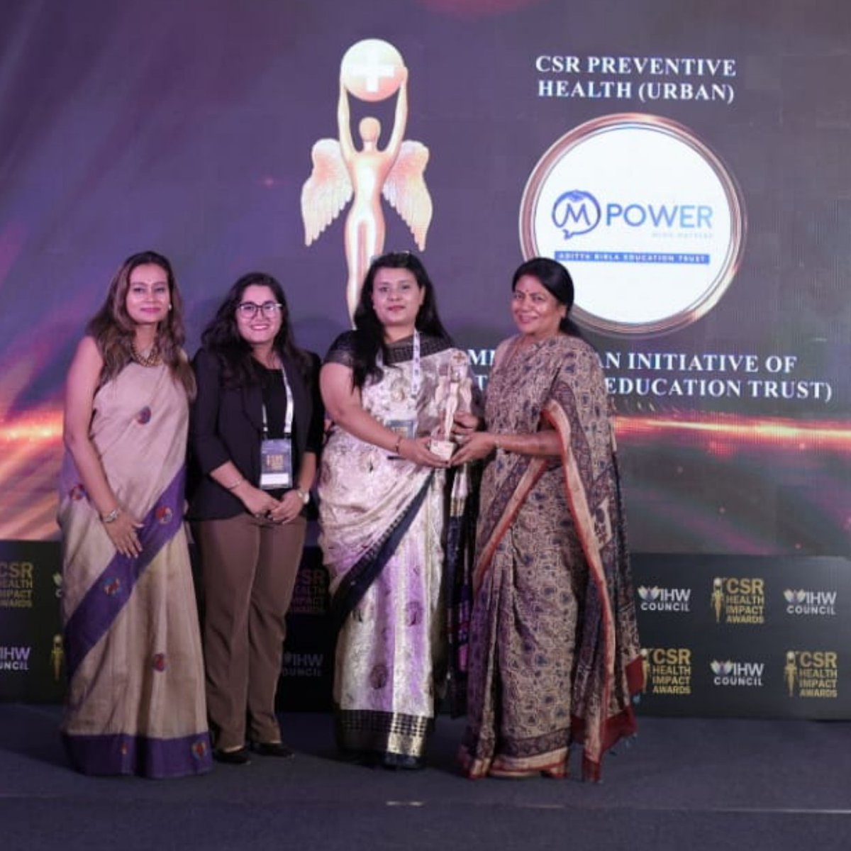 🌟 Proud moment! Mpower wins Gold at the 9th CSR Health Impact Awards 🏆 (CSR Preventive Health – Urban).

This honour fuels our mission to spread mental health awareness, promote preventive care &amp; encourage proactive help-seeking. 💙

#Mpower #CSRHealthImpactAwards