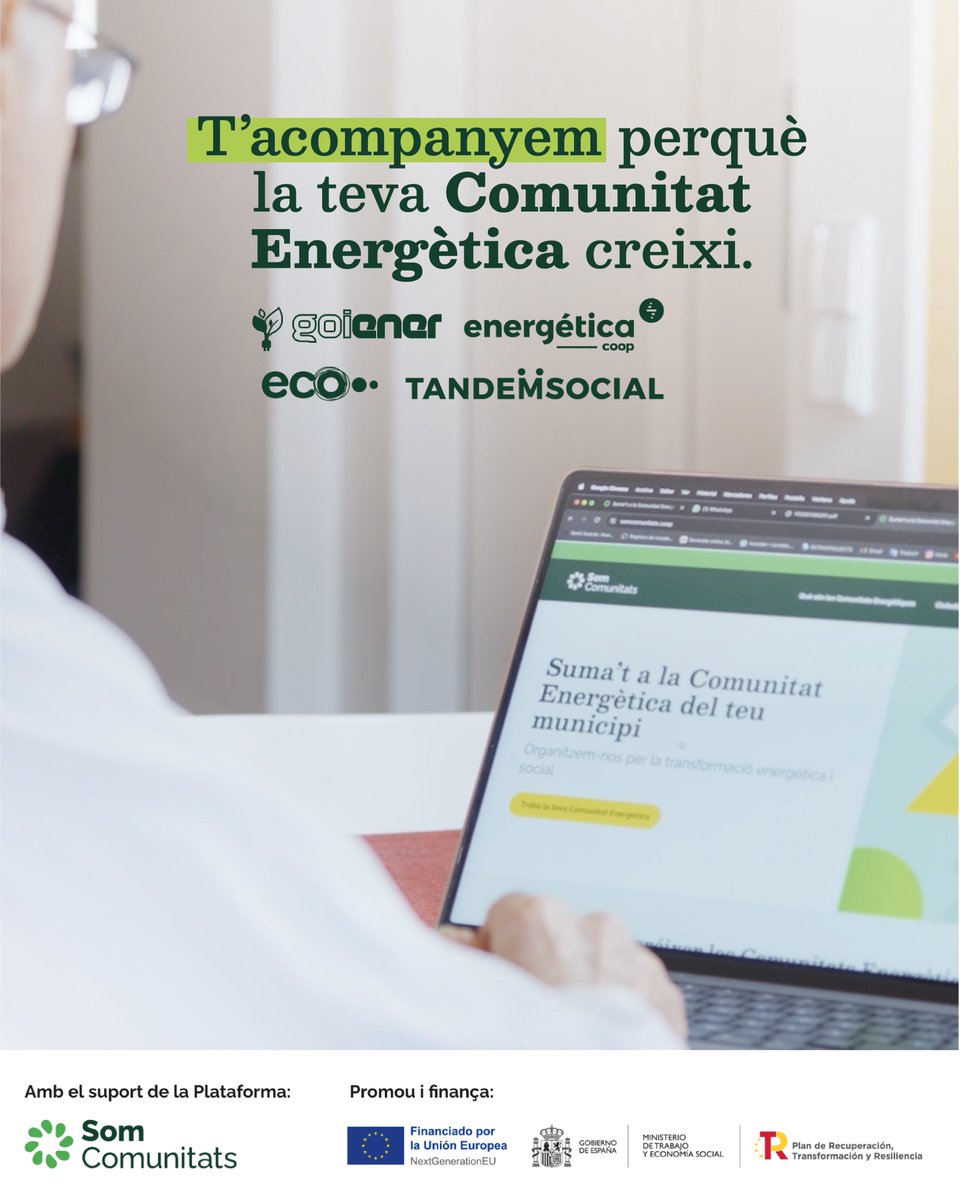 SomComunitats (@somcomunitats) on Twitter photo Explora com trobar suport i connexions amb aquelles persones que com tu, volen fer de l'energia la diferència✨
somcomunitats.coop/noticies/800-c…
 
#SomComunitats #ComunitatsEnergètiques #1800ComunitatsEnergètiques 🌱 Explora com trobar suport i connexions amb aquelles persones que com tu, volen fer de l'energia la diferència✨
somcomunitats.coop/noticies/800-c…
 
#SomComunitats #ComunitatsEnergètiques #1800ComunitatsEnergètiques 🌱
