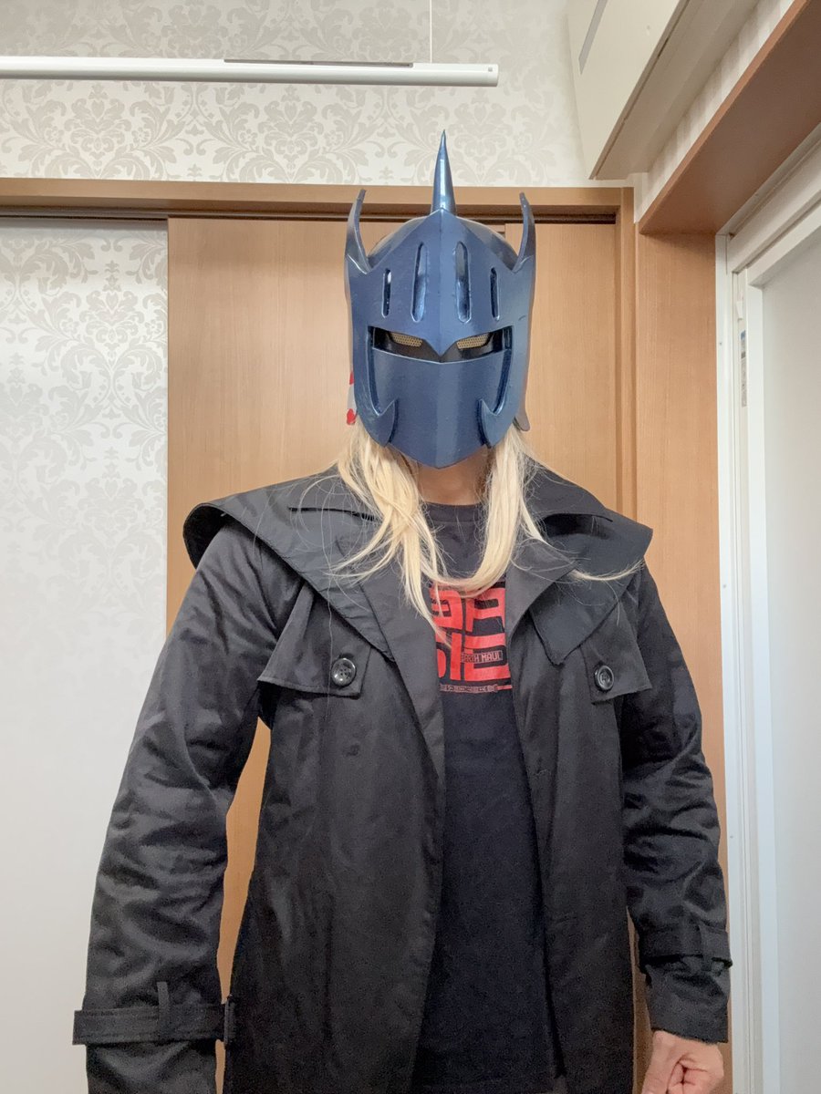 【新品 未使用】キン肉マン／ ケビンマスクコート ケビンマスクのコート完成しました 原作版とアニメ版では作りと色が