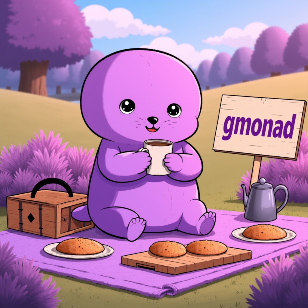 MonadSealsNFT's tweet image. First 1K to interact will make Gmonad 💜