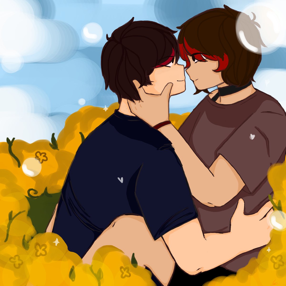 Ayer q se andaban dando florecitas amarillas yo le di sus florecitas en dibujo a mi amado rey. Quiero pasar cada 21 de septiembre siempre contigo, es mas, quiero pasar mi vida completa a tu lado vida mia💖