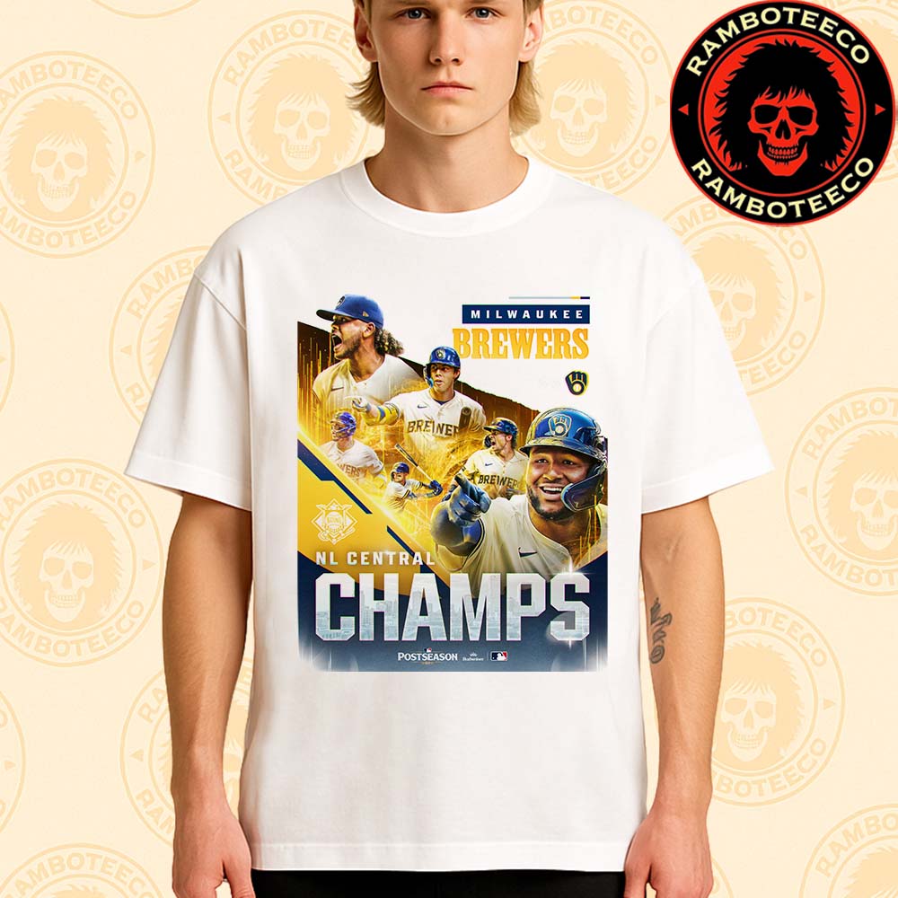 ramboteeco's tweet photo. Wear the win! 🙌 Congrats Milwaukee Brewers, NL Central Champions 2025 — our new merch tee is here.
👉https://t.co/l3IzoPRWFf
👉 https://t.co/RAZrNE3BLi
👉https://t.co/UfRxkbOJ1G
👉https://t.co/PWImXAnFft
#BrewersChampions #MilwaukeeBrewers #NLCentralChampions #BrewersNation #MLB https://t.co/ydtDa9Pk9O