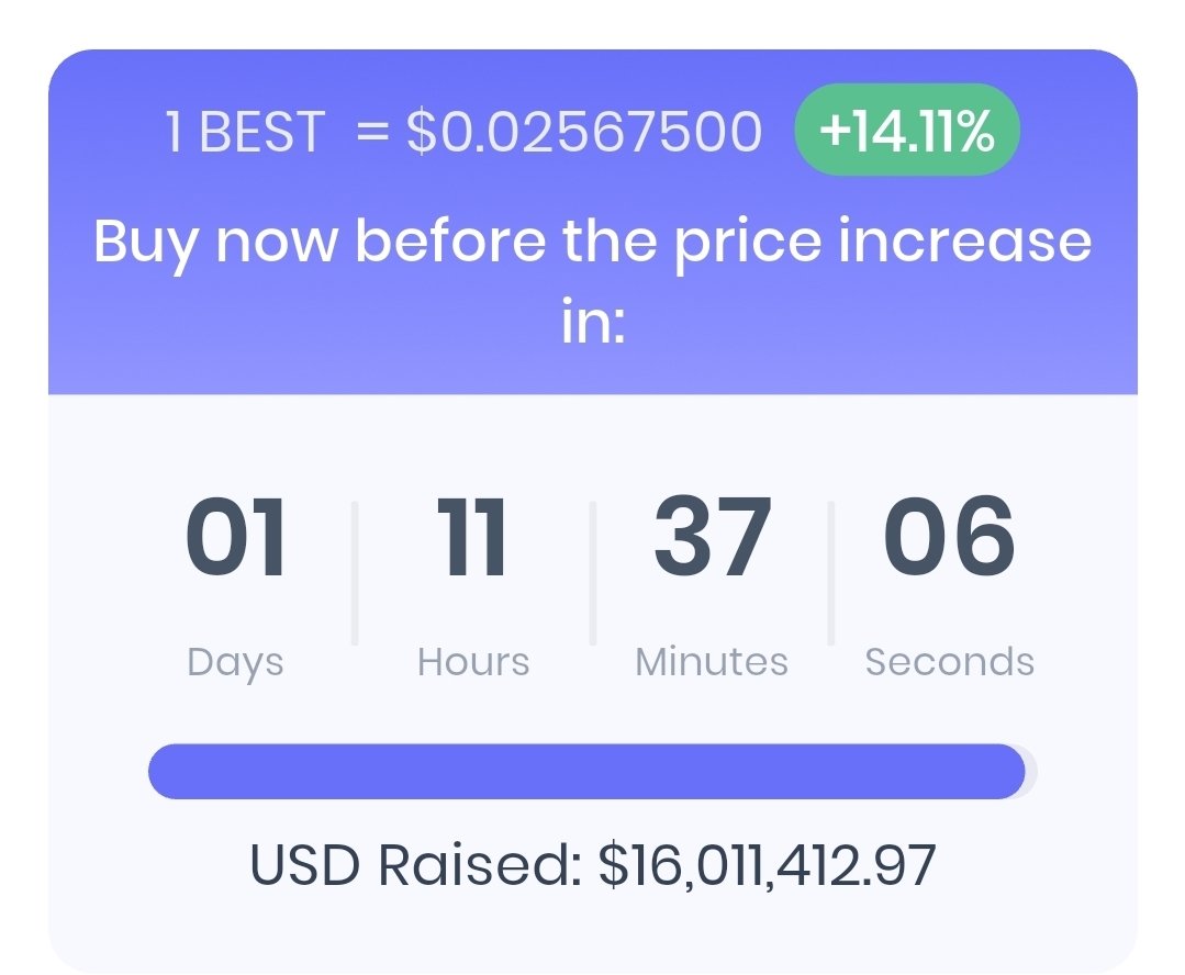 165v454's tweet photo. @BestWalletHQ "Buy now before the price increase in: ..."

Are such alerts we see in the Upcoming tab scams?

I checked several times before and the fee has not increased.

Do you have a reasonable explanation for this? https://t.co/Adpqqi69Q4