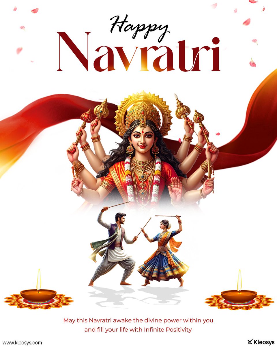 kleosys_global's tweet image. 🌸Celebrate the spirit of Navratri with joy,devotion, and dance!

May Maa Durga bless you with strength, peace,and endless positivity.  
     
Wishing you a vibrant and blessed Navratri filled with divine grace!🙏

#kleosys #happynavratri #navratri2025 #maadurgablessings