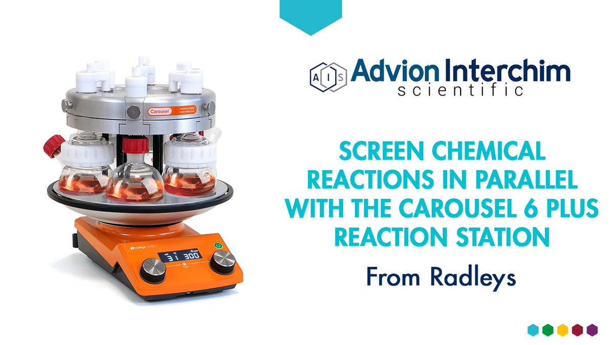 Discover the Carousel 6 Plus reaction station from <a href="/Radleys/">Radleys</a>, which allows you to simultaneously heat, stir and reflux up to 6 reactions under an inert atmosphere using a single hot plate.
🎬 bit.ly/3QJPgov