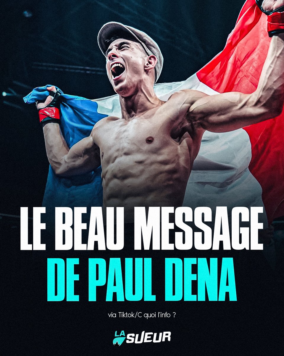 LaSueur_off's tweet image. Le beau message de Paul Dena expliquant son patriotisme 🇫🇷❤️
🗣️ "Je suis tellement fier d'être français, c'est ma plus grande fierté, mais parfois, malheureusement, les Français ont un petit problème avec le fait qu'on proclame haut et fort qu'on soit fier. Ou en tout cas, c'est…