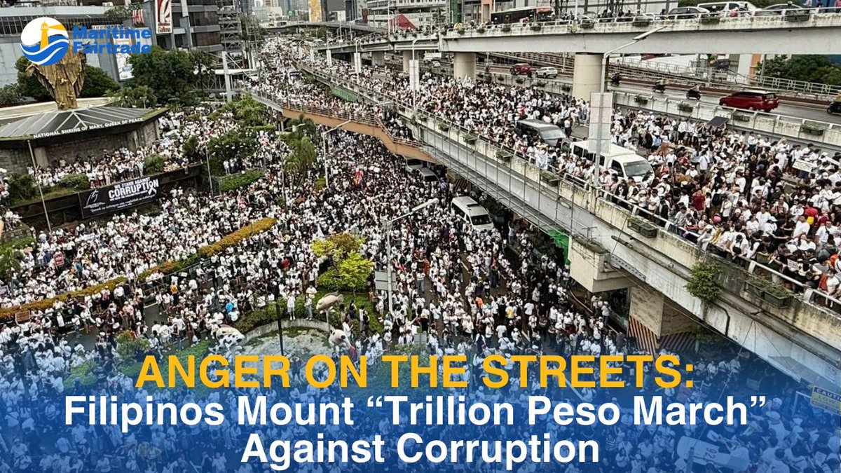 Tens of thousands of Filipinos flood the streets on September 21 for the “Trillion Peso March,” protesting alleged multibillion-peso flood-control corruption and echoing past battles against tyranny.

Learn more: tinyurl.com/yhpkxu6d
#Corruption #Philippines