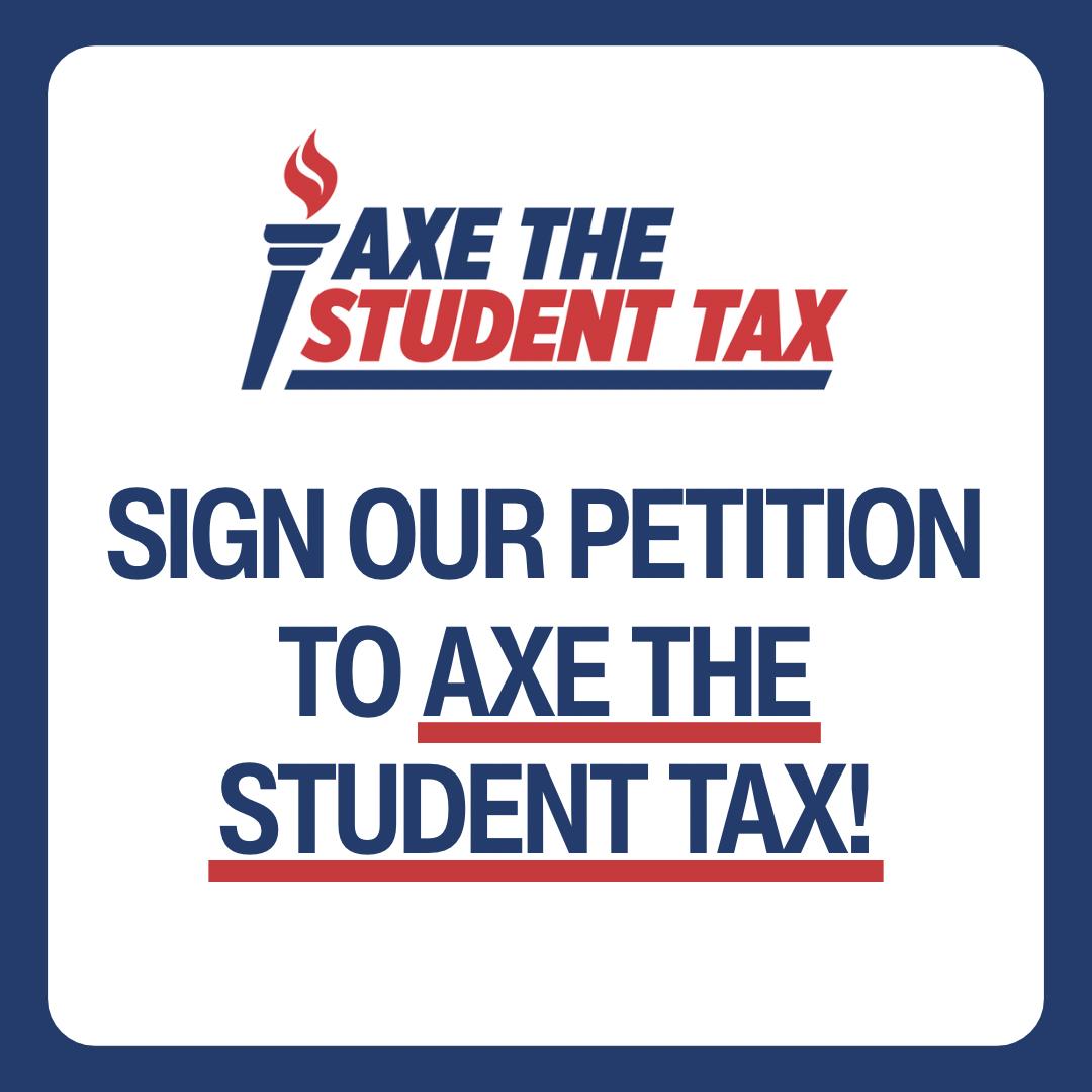 ALSF's tweet image. Axe the Student Tax! 🪓

Every year, students are slugged with a $160 million Student Tax — the Student Services &amp;amp; Amenities Fee (SSAF). That’s $365 from every student, ripped from our pockets even if we never see any benefit.

Instead of helping students, the SSAF bankrolls…