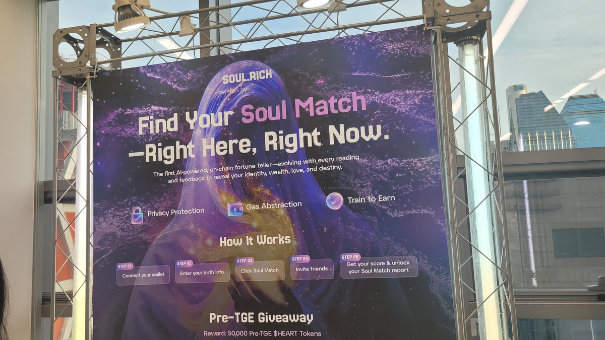 jangjun219's tweet image. 제타체인 밋업왔습니당
제타체인 유니버스설 앱 쇼케이스진행중!!
다양한 부스가 열려있네요
여기는 Soul.rich 
집단집성을 이용한 AI학습 관련이네요
곧 메인넷이 오픈예정이라네요!!

#SoulDrop