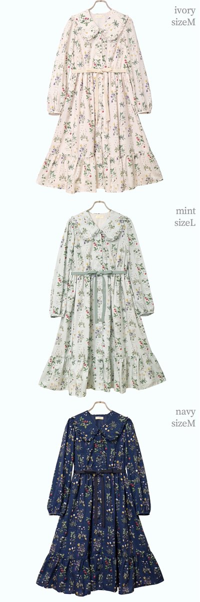 メロディーバスケット ArabesqueフロントボタンワンピースgrayM メロディーバスケット ArabesqueフロントボタンワンピースgrayM Melody