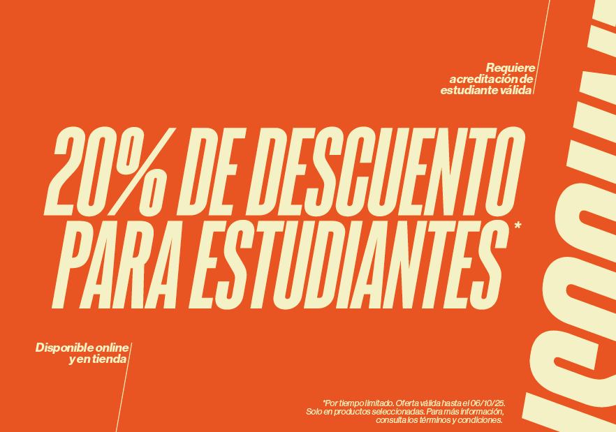 🎓 ¡Atención estudiantes!
En #JDSports Parque Almenara tienes un 20% de descuento en artículos seleccionados 🤩

Solo necesitas tu carnet de estudiante o documento que lo acredite y venir presencialmente a la tienda 🙌

📍 Te esperamos en #ParqueAlmenara 

#DescuentoEstudiantes