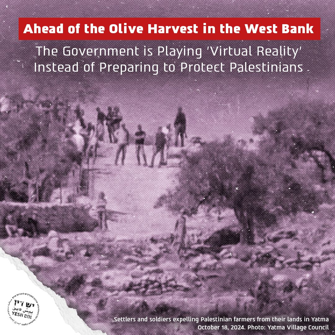 Autumn and the Jewish holiday season occur in parallel to the olive harvest season in the West Bank, and the Israeli government should be preparing to ensure a safe and free harvest for all Palestinian farmers. MK <a href="/limor_sonhrmelh/">לימור סון הר מלך</a> is indeed convening the National Security