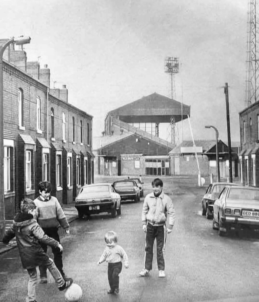 Nowt but a Lad (@nowtbutalad) on Twitter photo Youngsters playing #Football in the street leading to Springfield Park in #Wigan (date unknown). It was the home to Wigan Athletic F.C. from 1897 until 1999; it is now a housing estate. <a href="/WigToday/">WiganToday</a> <a href="/LaticsCommunity/">Wigan Athletic Community Trust</a> <a href="/LancashirePics/">Pictures of Lancashire</a> <a href="/LaticsOfficial/">Wigan Athletic</a> #Lancashire Youngsters playing #Football in the street leading to Springfield Park in #Wigan (date unknown). It was the home to Wigan Athletic F.C. from 1897 until 1999; it is now a housing estate. <a href="/WigToday/">WiganToday</a> <a href="/LaticsCommunity/">Wigan Athletic Community Trust</a> <a href="/LancashirePics/">Pictures of Lancashire</a> <a href="/LaticsOfficial/">Wigan Athletic</a> #Lancashire