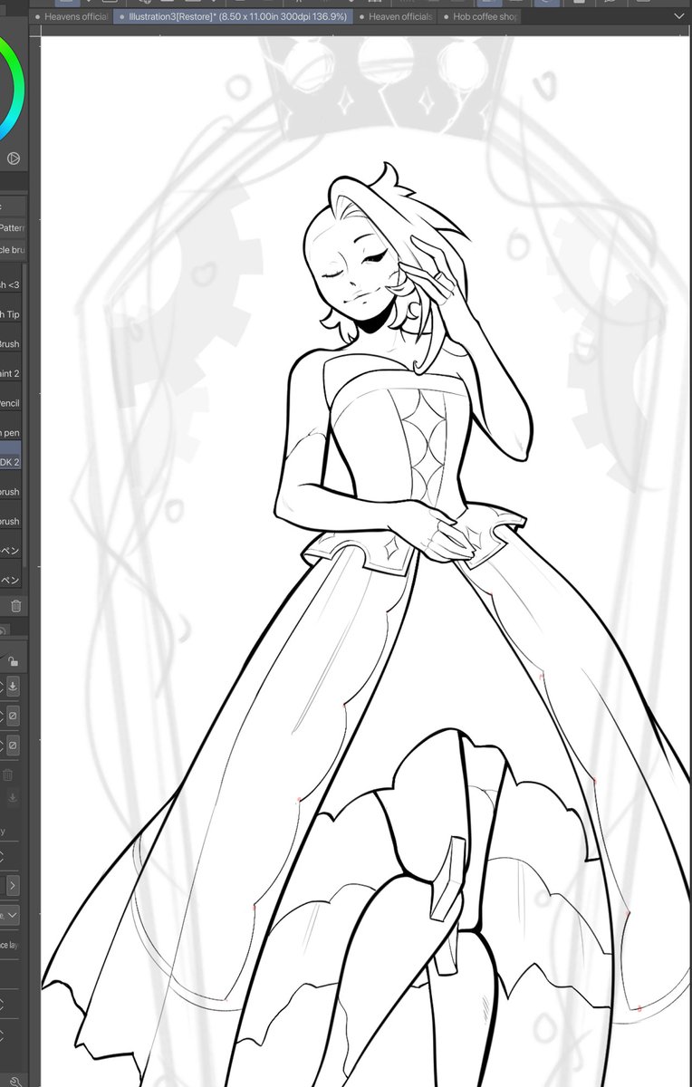 I know only one episode is out so far but I am 100% ready to make Knights of Guinevere my entire personality.

Anyway here’s a wip