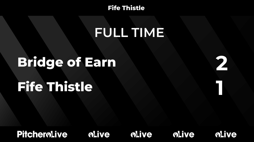 FULL TIME: Bridge of Earn 2 - 1 Fife Thistle
#BRIFIF #Pitchero
pitchero.com/clubs/fifethis…
