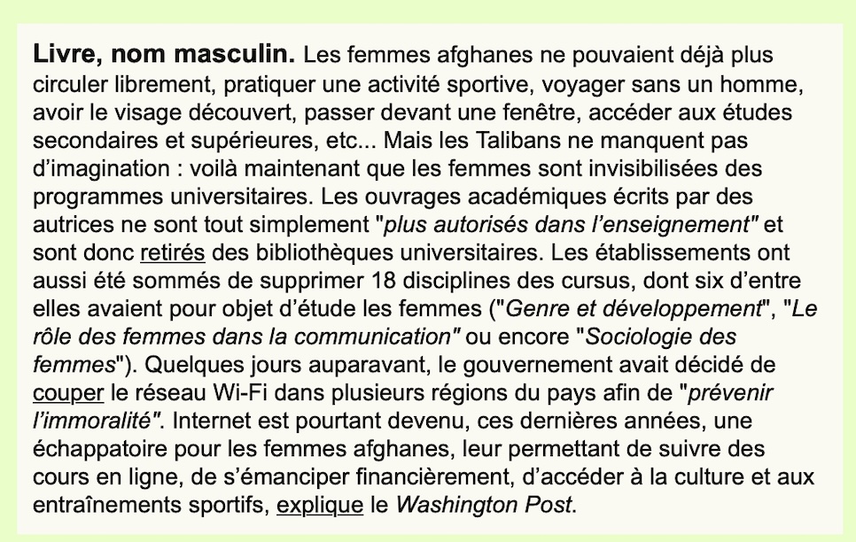 Et pendant ce temps, dans un silence assourdissant, les femmes afghanes n'en finissent pas de disparaître.
#Afghanistan #freewomen #BanTaliban