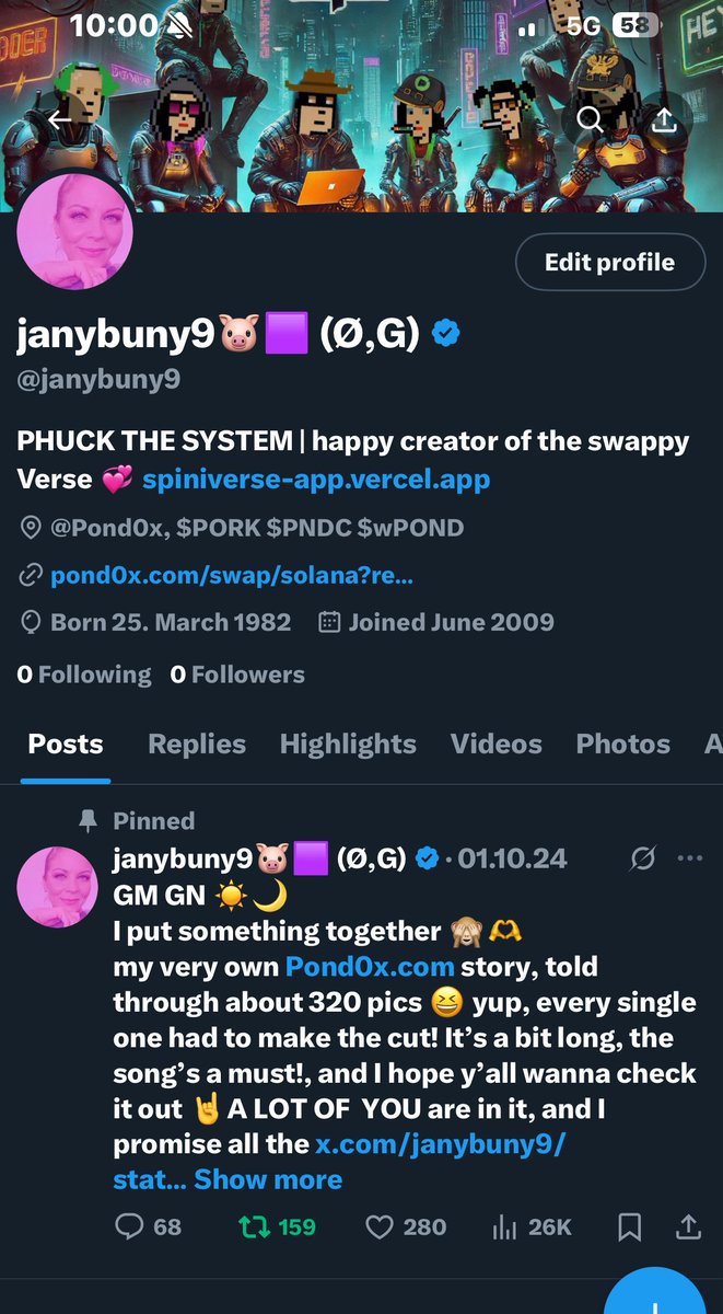 janybuny0x's tweet image. I’ve been on this platform since 2009 @x @elonmusk The only “crime” I’ve committed? Posting about Pond0x, which is totally legit and not against any rules. Meanwhile, there are actual scam and NSFW accounts running wild on here for years, getting all the engagement they want!!