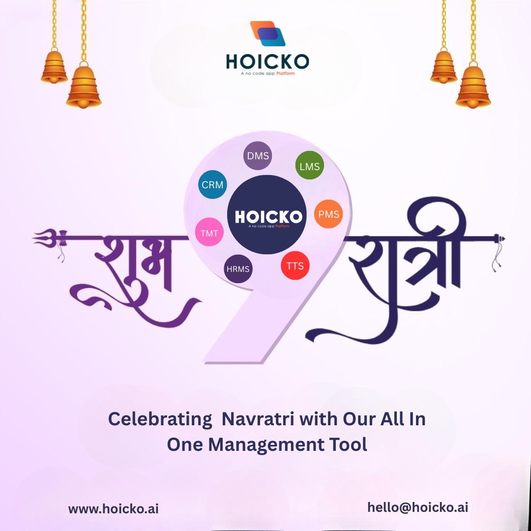 hoicko_official's tweet image. 🌸 Shubh Navratri 🌸
This festive season, power your business with Hoicko – your all-in-one management tool for CRM, HRMS, LMS, PMS &amp;amp; more. 🚀
#ShubhNavratri #Hoicko #AllInOneTool #BusinessManagement #Navratri2025