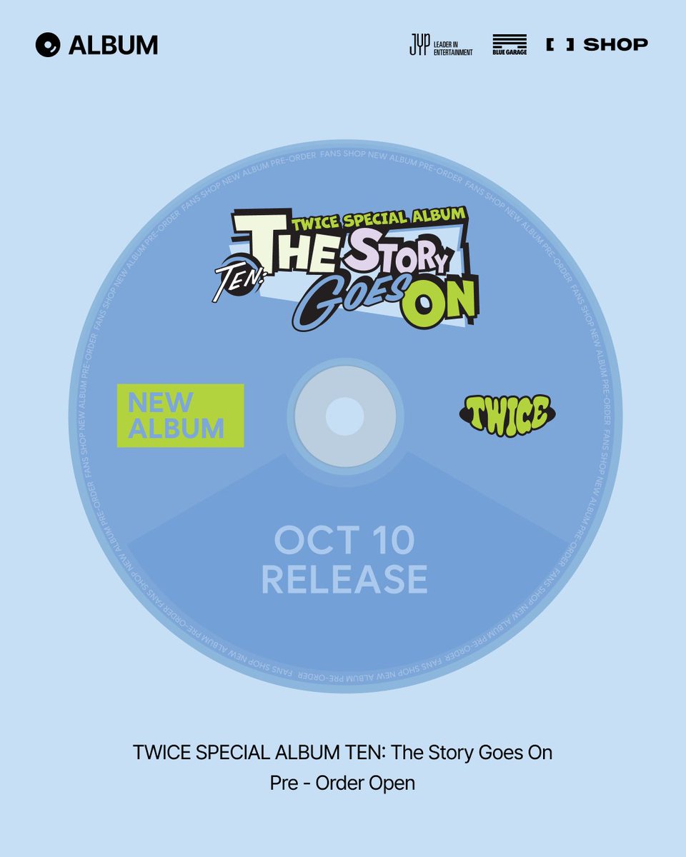 the_FANSSHOP's tweet photo. [PRE-ORDER]

TWICE SPECIAL ALBUM
TEN: The Story Goes On
발매 기념 FANS SHOP 예약 판매 오픈

📅예약 판매 │ 25.09.22 MON ~
🔗FANS SHOP │ https://t.co/0J6uTdLfl5

-

TWICE SPECIAL ALBUM
TEN: The Story Goes On
is NOW AVAILABLE at FANS SHOP!

📅Pre-order │ 25.09.22 MON ~
🔗FANS SHOP │ https://t.co/0J6uTdLfl5

#TWICE #트와이스 
#TEN_The_Story_Goes_On
#TWICE_10th_Anniversary
#FANS_SHOP #팬즈샵