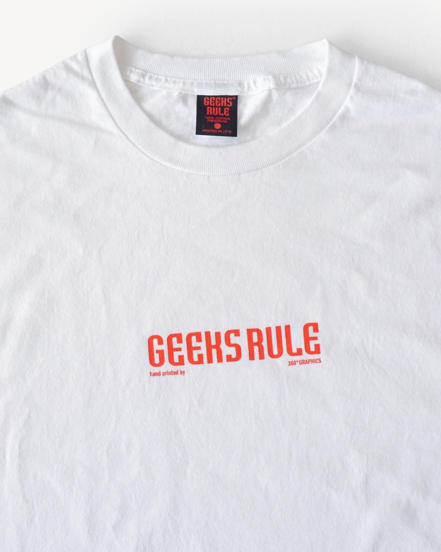【送料込み】Production I.G × GEEKS RULE Tシャツ 価値上昇中！アニメTシャツ】GEEKS RULE初の“日替わり売店
