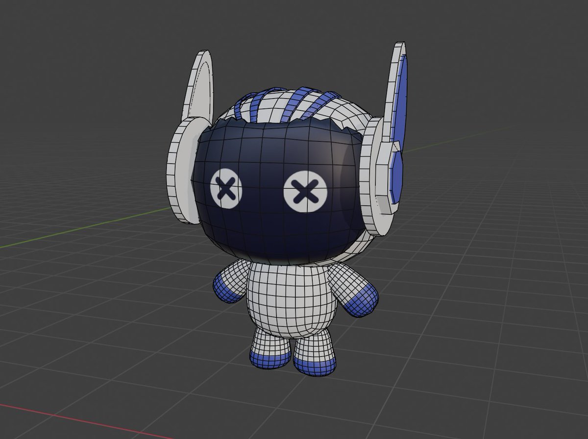 And here is a 3D Tobi made by a real human instead of AI 🤣