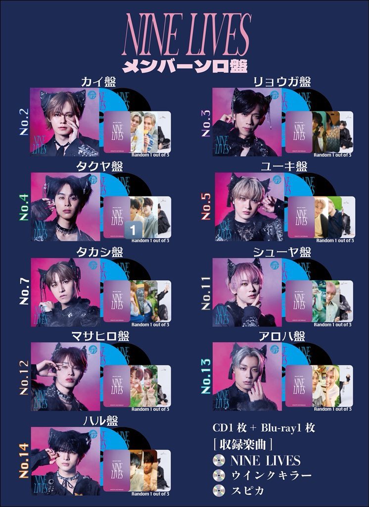 超特急 アロハ NINE LIVES タワレコ特典 トレカ 完全生産限定盤 超特急 NINE LIVES 完全生産限定盤 トレカ アロハ 超特急 CD