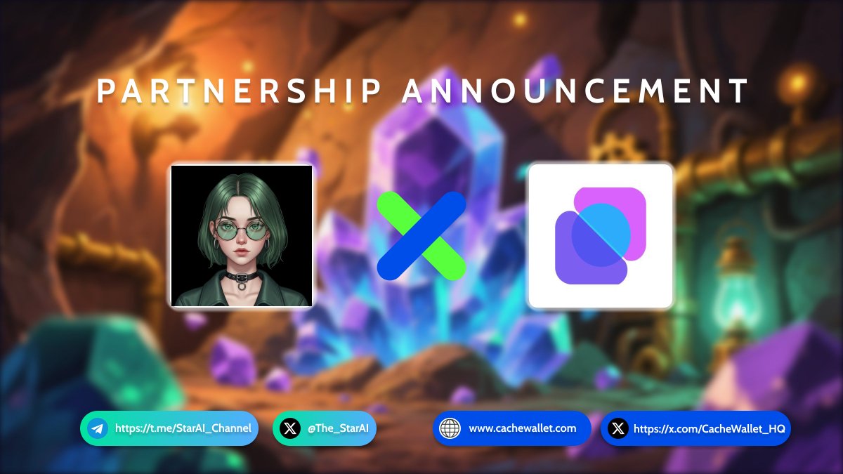 The_StarAI's tweet image. We’re excited to partner with @CacheWallet_HQ 🤝

#Cache is the first smart wallet that restores frozen assets caused by lost seed phrases, keys, and passwords. 

🔐 With secure asset recovery, decentralized wills, RWA integration, programmable transfers, and an AI agent…